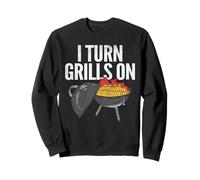 Barbecue Amusant « I Turn Grills on Funny Barbecue » Pitmaster Sweatshirt