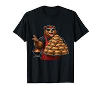 Barbecue Amusant Ours Burger Grill Master Cook T-Shirt