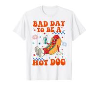 Barbecue Amusant pour Hot-Dog It's a Bad Day to Be a Hot Dog 4th of July T-Shirt