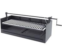 Barbecue argentin bois et charbon FM BVE-100 100cm grille suspendue à manivelle