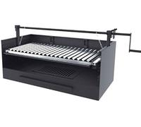 Barbecue argentin bois et charbon FM BVE-60 60cm grille suspendue à manivelle