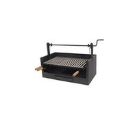 IMEX EL ZORRO 71509 Caisse Barbecue avec Grille en INOX, 63 x 75 x 42 cm, Noir