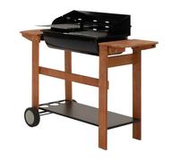 Barbecue en bois - Be toy's - Azur pro - Blanc - Bois massif - Moments conviviaux