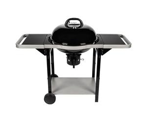 Barbecue au charbon boule + chariot Woodcr e chez Somagic
