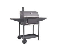 Barbecue au charbon de bois avec étagère inférieure Noir
