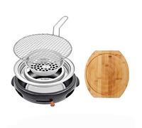 Barbecue au charbon de bois en fonte pour un usage domestique et commercial, 8 styles polyvalents pour la cuisine en plein air et le barbecue coréen