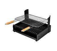 Barbecue au charbon de bois réglable en 3 hauteurs GRILLOIR - grilloir à poser Somagic