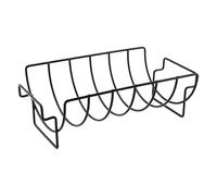 Barbecue au charbon de bois pour fumoir, grille de cuisson pour dinde avec revêtement anti-rouille, 6 fentes pour barbecues de 45,7 cm