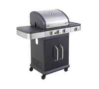 Barbecue au gaz 3 brûleurs et plancha - FIDGI