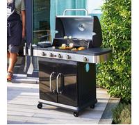 Barbecue au gaz 4 brûleurs et plancha - FIDGI