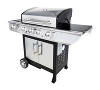 Somagic Barbecues – Barbecue à gaz Brisbane – 4 brûleurs, réchaud latéral, acier émaillé