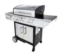 Somagic Barbecues – Barbecue à gaz Brisbane – 4 brûleurs, réchaud latéral, acier émaillé