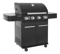 Barbecue au gaz FYRA avec thermomètre - 4 brûleurs Noir G