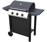 Barbecue au gaz HAWAÏ - 3 brûleurs 8,4kW - Noir