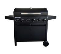 Happy Garden Barbecue au gaz IZALCO 6 brûleurs 15 kW Noir G
