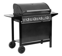 Barbecue au gaz RENO - 4 brûleurs avec thermomètre 14kW Happy Garden