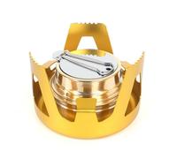 Barbecue Barbecue,outil de Camping Portable,réchaud à alcool,Mini brûleur à spiritueux,Camping pique-nique,accessoires cuisinière d'extérieur - Type gold