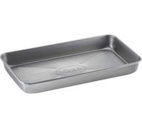 Barbecue Barquette Universelle Professionnelle, Barquette en Acier Inoxydable de Haute Qualité avec un Rebord Haut pour Mariner, Servir ou Comme Égouttoir pour les Barbecues au Gaz et au Charbon