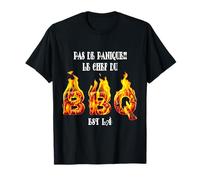 Barbecue BBQ Apéro Copains Grillades Vacances Mari Cadeau T-Shirt