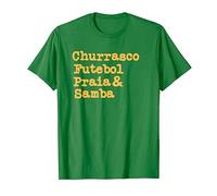 Barbecue BBQ brésilien Brésil Brasil Churrasco Futebol Samba T-Shirt