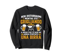 Barbecue Birra Divertente Griglia per BBQ Sweatshirt