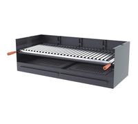 Barbecue bois et charbon FM BV-100 100cm à poser ou à encastrer
