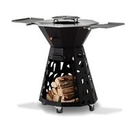 BRASERO - LE DESIGN - Plancha, Barbecue et Brasero à bois - Surface de cuisson de la plancha de 3126 cm2 - Surface de cuisson grill central 796cm2