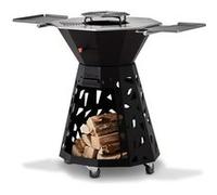 BRASERO - Le Design - Plancha, Barbecue à Bois - Surface de Cuisson de la plancha de 3126 cm2 - Surface de Cuisson Grill Central 796 cm2