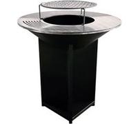 Barbecue brasero avec plaque d'acier de 100 cm PURLINE EFP56B Noir Noir G