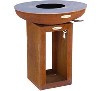 Barbecue Brasero en acier Carus diamètre 62 cm hauteur 71 cm