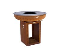 Barbecue brasero en acier Carus Diamètre 82 cm Hauteur 80 cm