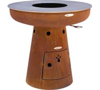 Barbecue Brasero en acier Nero hauteur 105 cm diamètre 102 cm