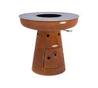 - Barbecue brasero en acier Nero Hauteur 105 cm Diamètre 102 cm