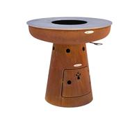 - Barbecue brasero en acier Nero Hauteur 105 cm Diamètre 102 cm