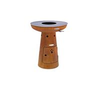 - Barbecue brasero en acier Nero Hauteur 75 cm Diamètre 62 cm