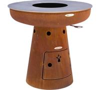 Barbecue brasero en acier Nero Hauteur 79 cm Diamètre 82 cm