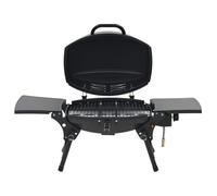 Barbecue Camping party à Jardin-Barbecue à gaz portatif avec zone de cuisson Noir NEUF - BM 8727741