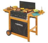 Barbecue Campingaz Adelaide 3 Woody Dualgas Avec 3 Brûleur À Gaz LPG Ou Méthane