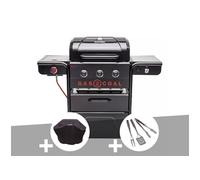 Barbecue Char-Broil Gas2coal Special Edition - Hybride Gaz et Charbon - 3 Brûleurs