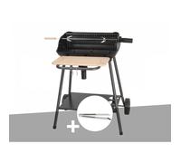 Barbecue charbon Bergamo + Pince en inox - Somagic