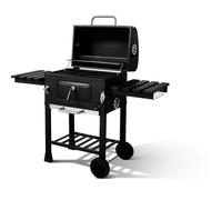 Barbecue charbon - Cookingbox - Clark - Ventilation réglable - Grille de cuisson en fonte - Acier et finitions inox