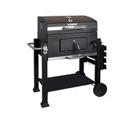 Barbecue charbon de bois KUBRIK à Couvercle Thermostat Tiroir de cendres 2 roues et 2 pieds