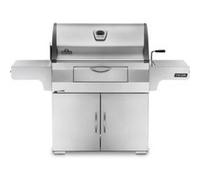 Barbecue charbon de bois Napoleon Prestige Pro 605 86 x 46 cm argent