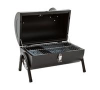 Barbecue charbon de bois portable "Captain" - 42 x 27 x 43 cm - Noir
