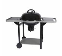 Somagic Barbecue à charbon Woodcreek Ø 57 cm – Couvercle avec thermomètre – Équipement complet