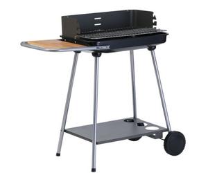 Barbecue charbon ESSENTIELB EBCA3 noir gris sur pieds, 37x23 cm