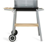 Barbecue charbon finition bois Livoo DOC244 Gris gris G