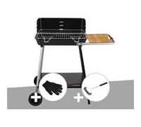 Barbecue charbon Florence Somagic + Gant de protection + Brosse En T