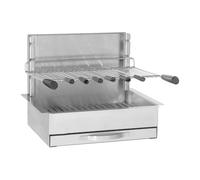 Barbecue charbon FORGE ADOUR encastrable inox 961.56