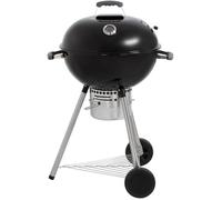 LITTLE BALANCE 3052, Baroud'Fire 570, Barbecue à charbon, Avec Couvercle & Roulettes, 2 Grilles acier inoxydable, Thermomètre, Bac à cendre amovible, Ø 54 cm, 8-12 personnes, Acier émaillé